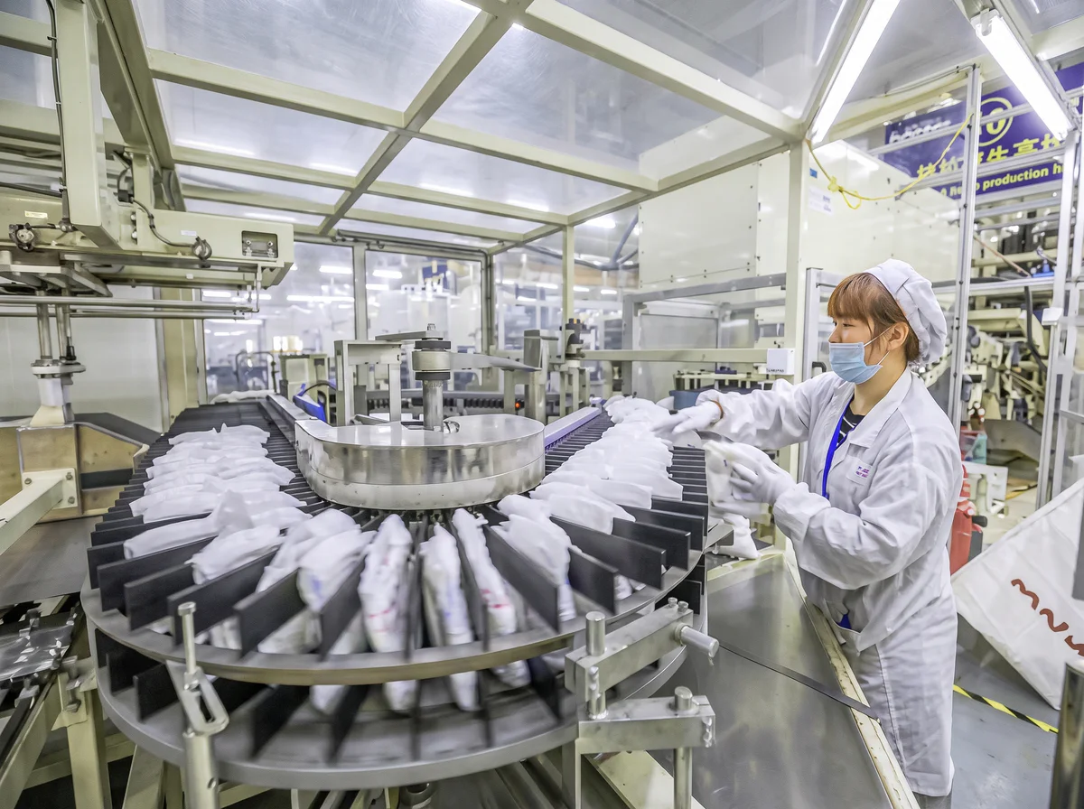 Hygiene product production and process inspection