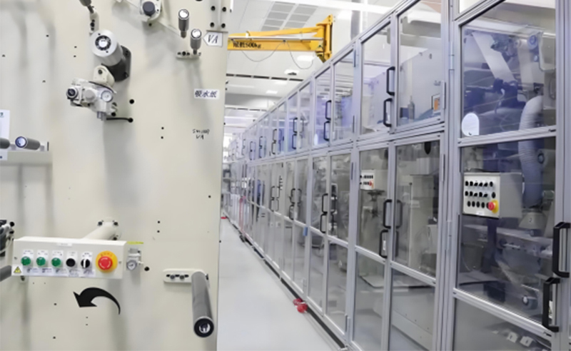 Automated hygiene product manufacturing line and converting equipment