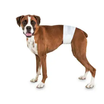 Disposable Male Dog Diapers - Adjustable Tab Fit view 4