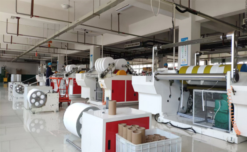 Elastic waistband nonwoven production line at Goooing manufacturing facilities