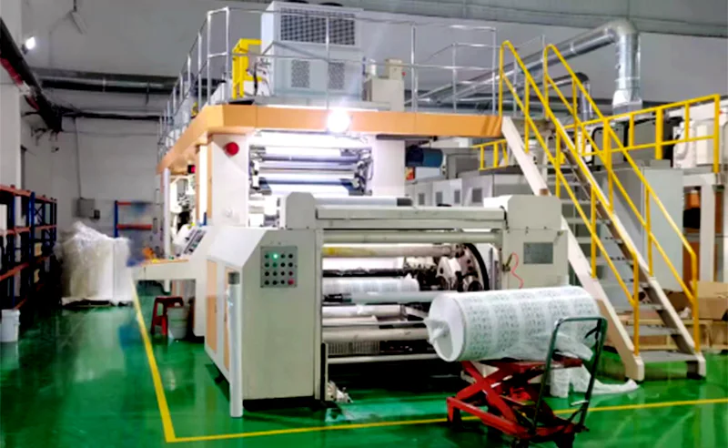 Breathable PE film printing production line