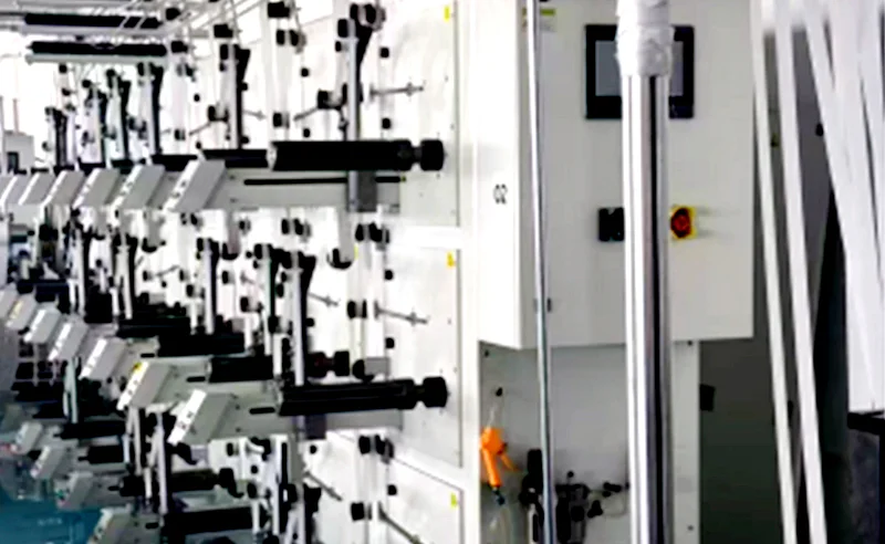 Hook fastener converting and processing equipment