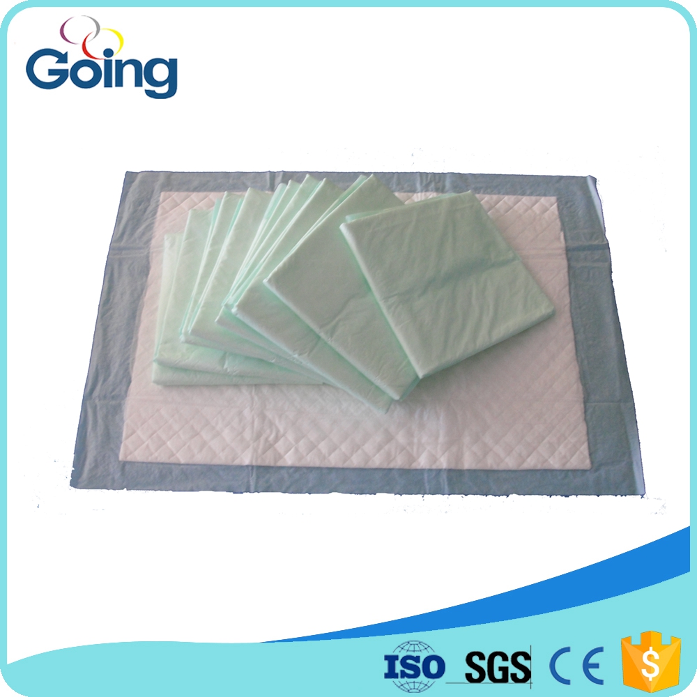 Folded and unfolded disposable under pad views