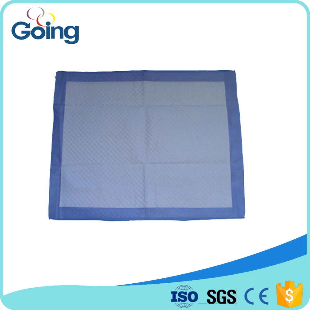 Folded disposable incontinence under pads with absorbent surface