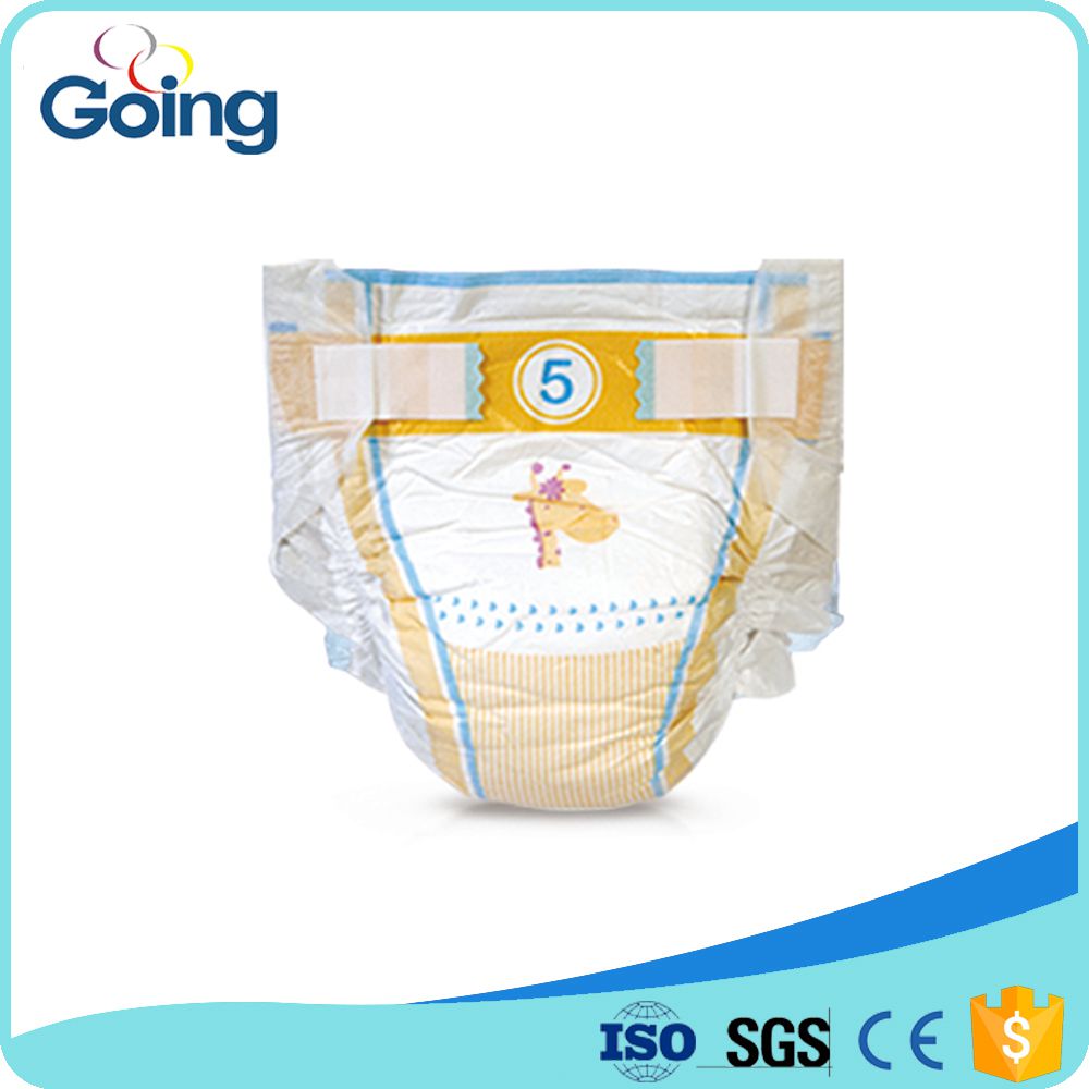 Absorbent core structure in printed baby diapers