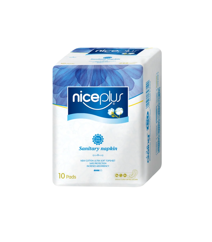 Sanitary napkin absorbent layer construction